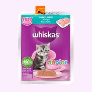 [4903001-WHSK-001] WHISKAS TUNA POUCH JUNIOR 80G