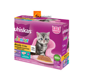 [4903002-WHSK] WHISKAS MACKEREL POUCH JUNIOR 80GX14'S