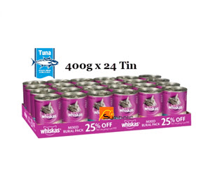 [4902001-WHSK] WHISKAS TUNA TIN 400GX24