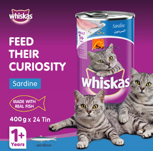 [4902003-WHSK] WHISKAS SARDINES TIN 400GX24'S