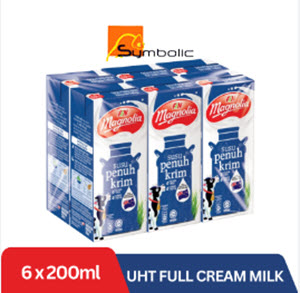 [3903001-MGLIA-002] MAGNOLIA FULL CREAM MILK 200MLX6