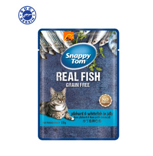 [4903003-SNPTM] SNAPPY TOM PILCHARD & WHITEFISH 85GX12'S