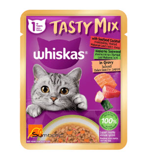 [4903005-WHSK-001] WHISKAS TASTY MIX SEAFOOD COCKTAIL 70G