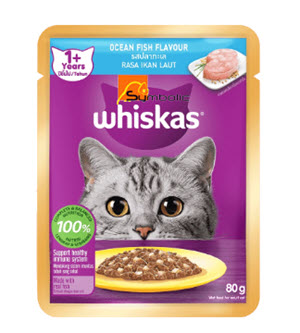 [4903007-WHSK-001] WHISKAS POUCH OCEAN FISH 80G